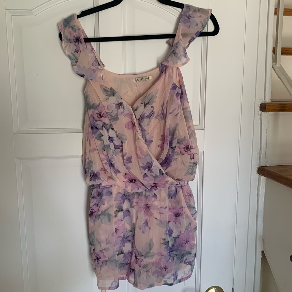 Pastel floral Urban Outfitters Romper